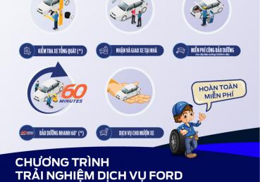 Chào mừng tháng dịch vụ tại xưởng Sài Gòn Ford.