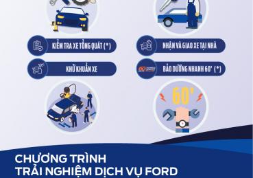 Chào mừng tháng dịch vụ tại xưởng Sài Gòn Ford.