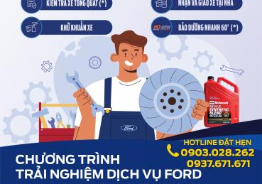 Chương trình trải nghiệm dịch vụ tại Sài Gòn Ford có gì hấp dẫn?