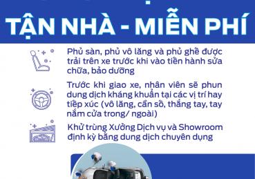 Giao nhận xe miễn phí cùng Sài Gòn Ford